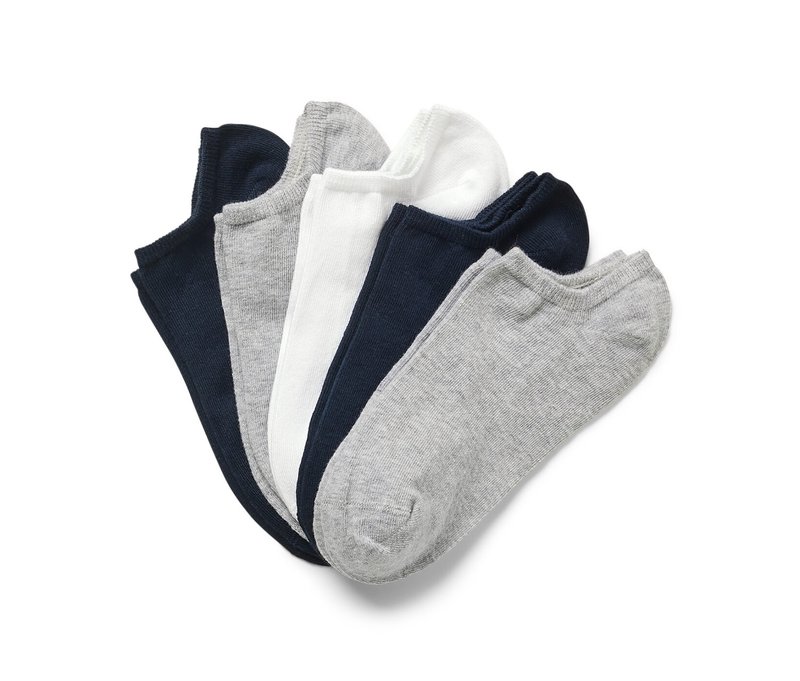 Tchibo - 5 Paar Sneakersocken - Damen - Gr. 35-38 - dunkelblau