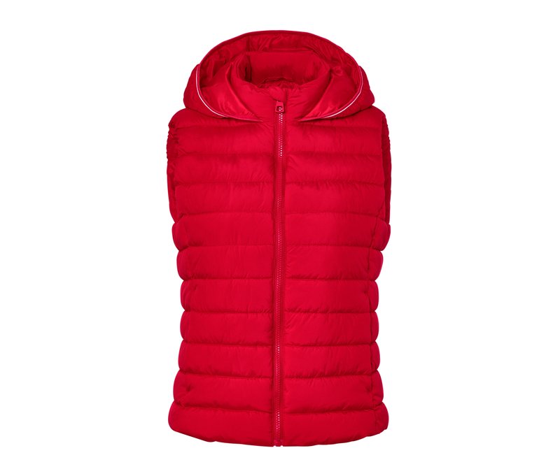 Tchibo - Steppweste mit Kapuze - Damen - Gr. 44 - weiß