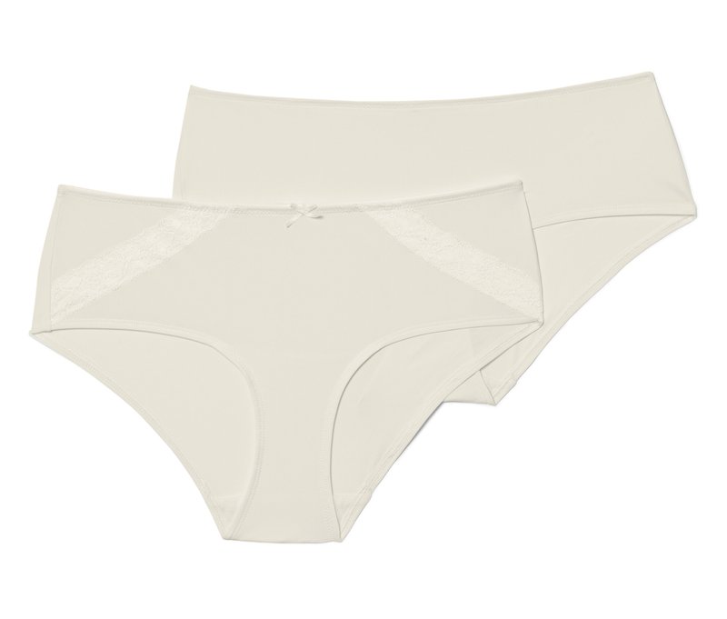 Tchibo - 2 Pantys - Damen - Gr. S - creme