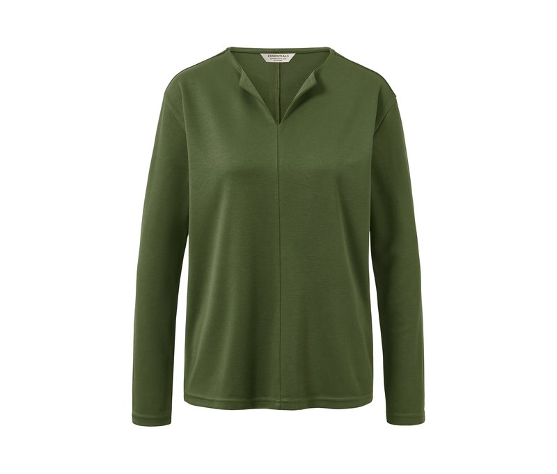 Tchibo - Blusenshirt - Damen - Gr. L - olivgrün