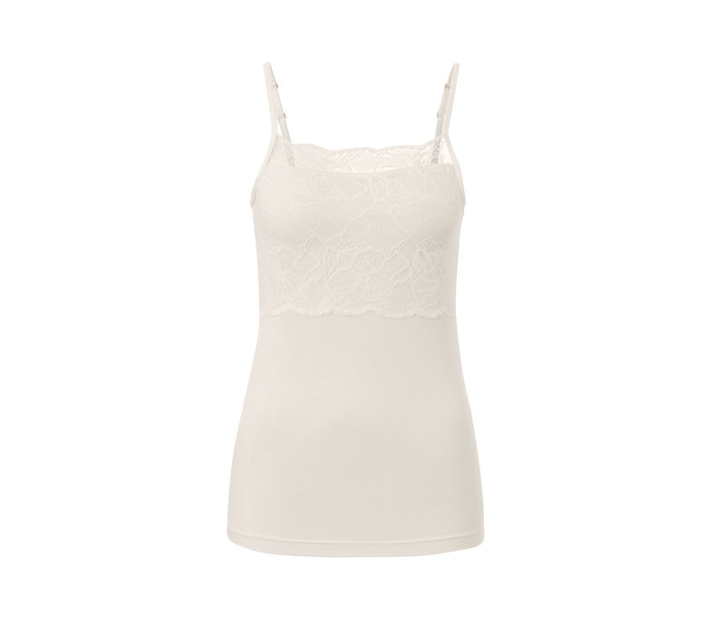 Tchibo - Modal-Hemdchen - Damen - Gr. L - creme
