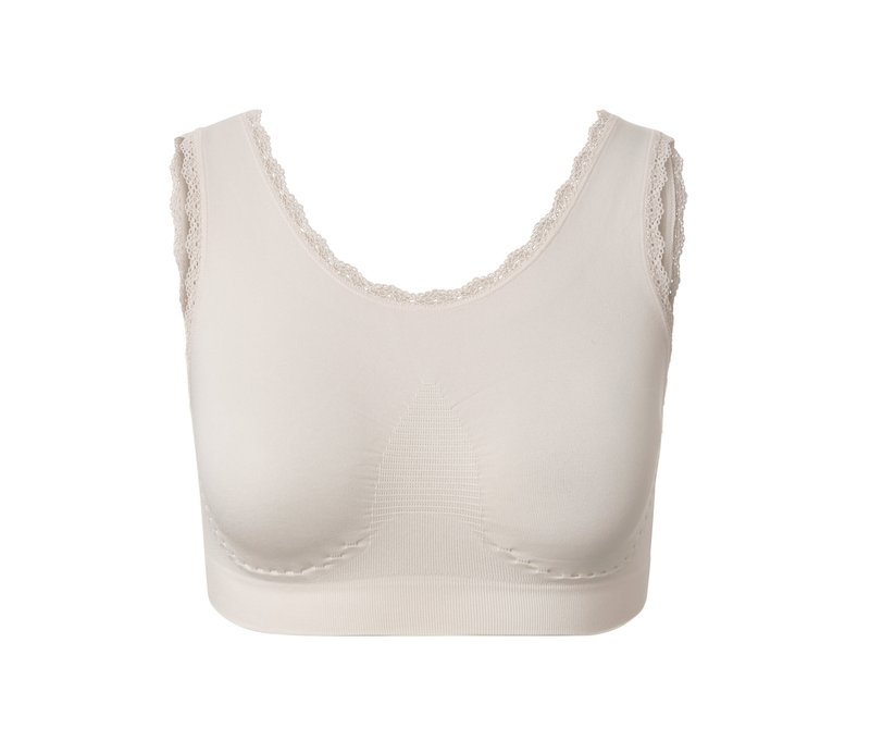 Tchibo - Seamless-Bustier - Damen - Gr. S - creme