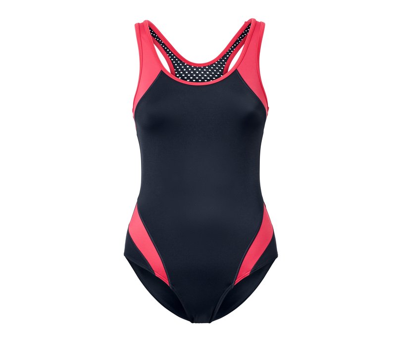 Tchibo - Sport-Badeanzug - Damen - Gr. 42 - dunkelblau