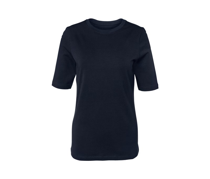 Tchibo - Halbarmshirt - Damen - Gr. L - dunkelblau