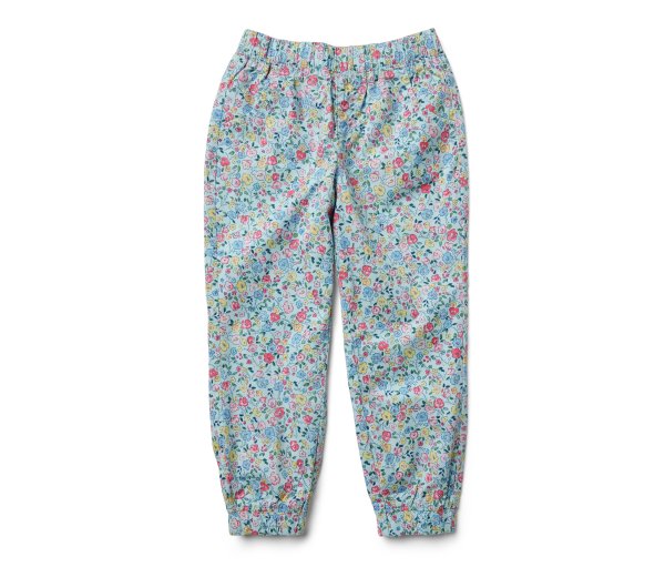 Tchibo - Kinder-Pull-on-Pants – Fit »Ella« - Mädchen - Gr. 98/104 - hellblau/geblümt