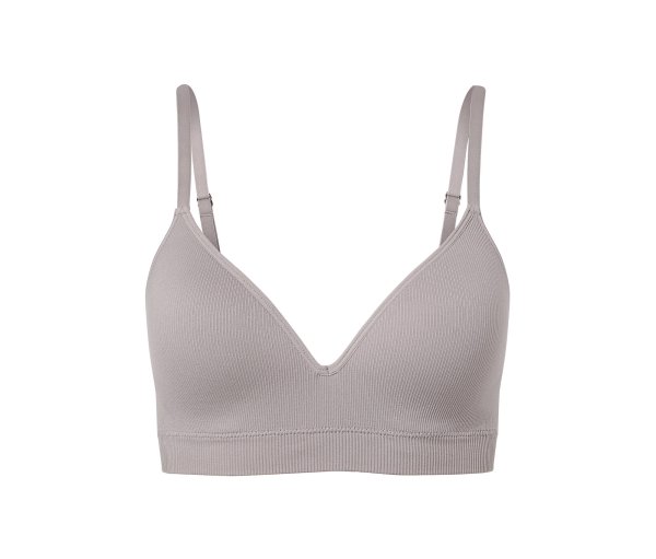 Tchibo - Seamless-Schalen-BH - Damen - Gr. 80B - grau