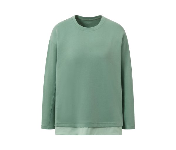 Tchibo - Oversized Fitness-Longsleeve - Damen - Gr. XS - grün