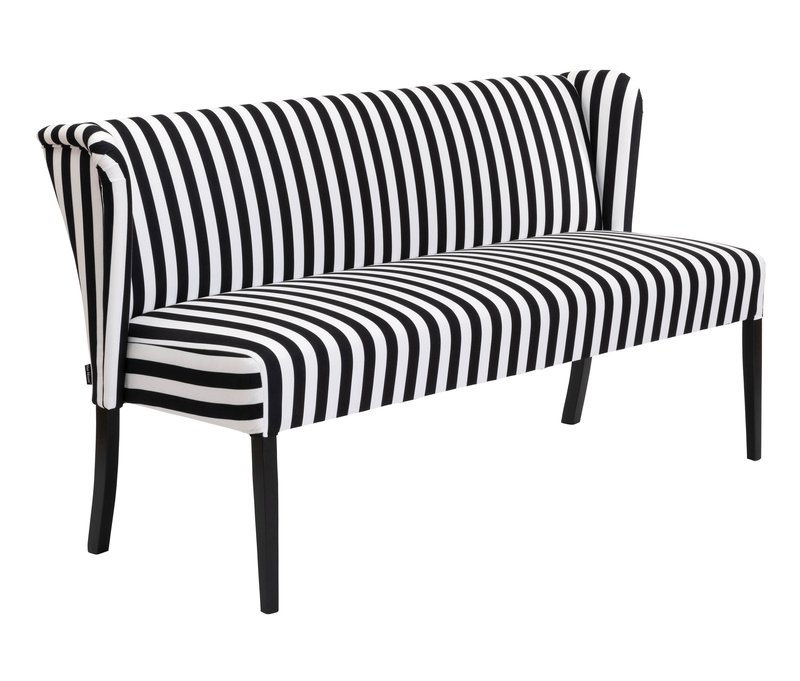 Tchibo - Polsterbank »Hendrick« - 164x64x88cm - schwarz - Polyester / Buchenholz