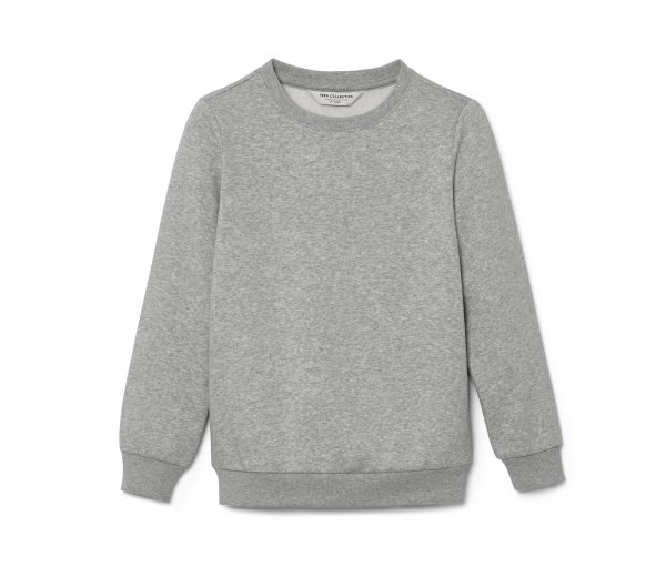 Tchibo - Kinder-Sweatshirt mit angerauter Innenseite - Herren - Gr. 170/176 - grau