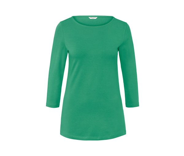 Tchibo - Shirt mit 3/4-Arm - Damen - Gr. XL - grün