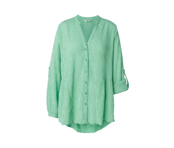 Tchibo - Gestreifte Longtunika - Damen - Gr. 36 - creme/gestreift