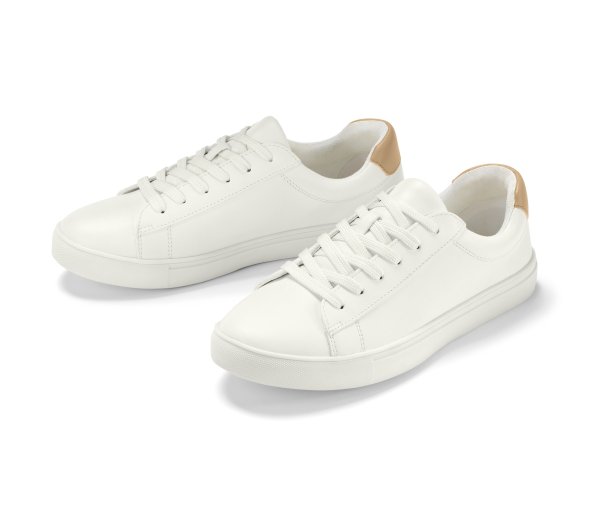 Tchibo - Leder-Sneaker - Damen - Gr. 40 - beige