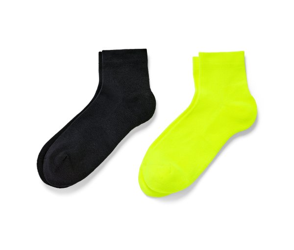 Tchibo - 2 Paar kurze Sportsocken - Herren - Gr. 35-38 - gelb