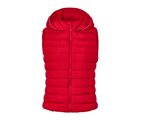 Tchibo - Steppweste mit Kapuze - Damen - Gr. 40 - weiß