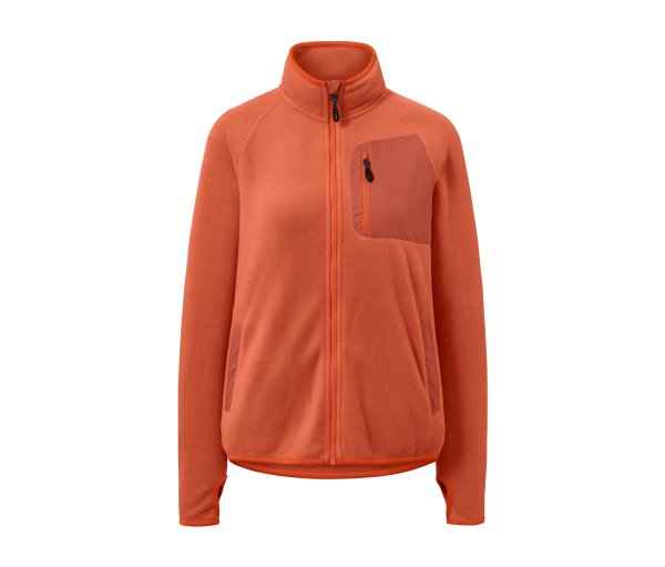 Tchibo - Fleecejacke - Damen - Gr. L - terrakotta