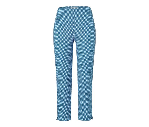 Tchibo - 7/8-Stretchhose - Damen - Gr. 44 - weiß/print