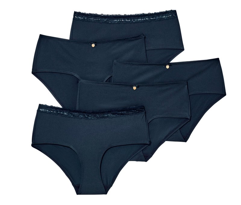 Tchibo - 5 Pantys - Damen - Gr. M - dunkelblau
