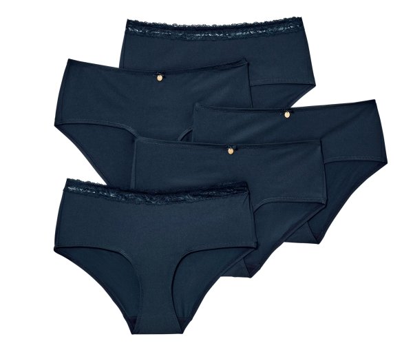 Tchibo - 5 Pantys - Damen - Gr. S - dunkelblau