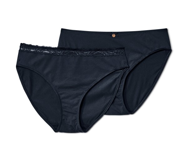 Tchibo - 2 Slips - Damen - Gr. XXL - dunkelblau
