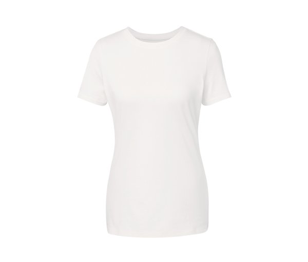 Tchibo - Basic T-Shirt - Damen - Gr. M - weiß