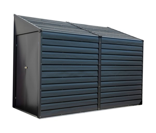 Tchibo - Anlehnhaus - 295x124x208cm - anthrazit - Blech