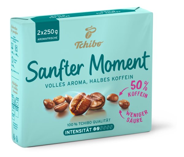 Tchibo - Sanfter Moment - 500 g Gemahlen - Intensität: 2/6