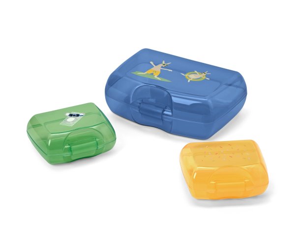 Tchibo - 3 Brotdosen - blau