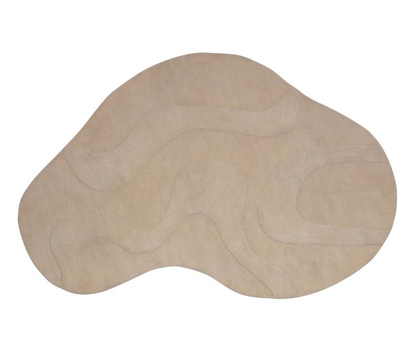 Tchibo - Woood Teppich »Alya« organisch, 170 x 240 cm, milk