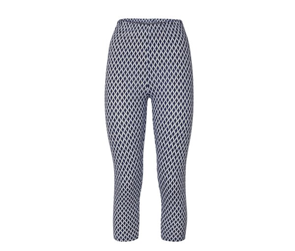 Tchibo - Bedruckte 3/4-Leggings - Damen - Gr. S - dunkelblau/print