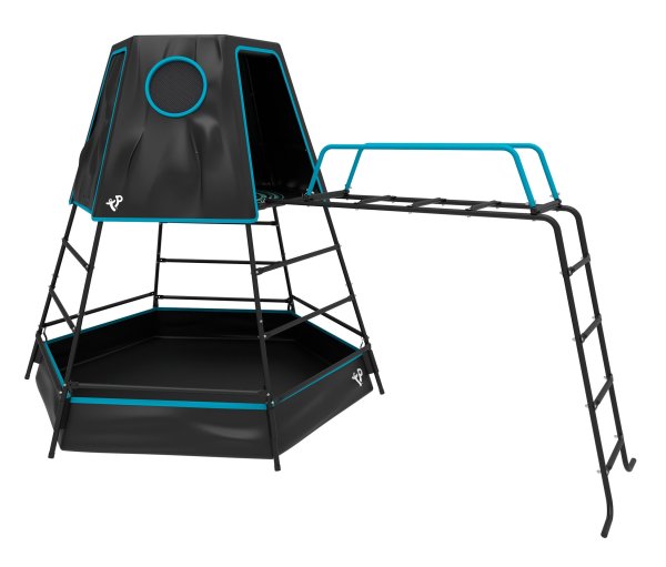 Tchibo - Kletterturm »Explorer« mit Zelt - schwarz