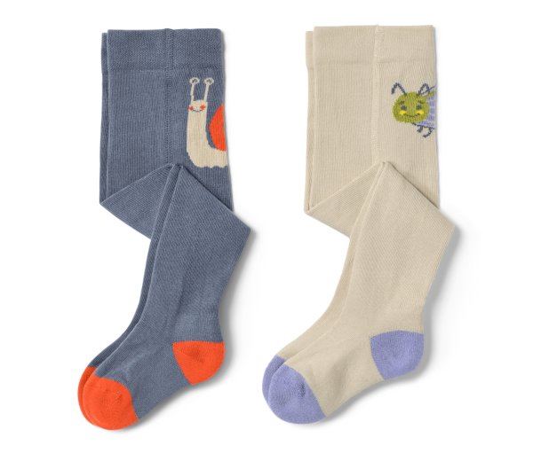 Tchibo - 2 Baby-und-Kleinkind-Strumpfhosen - Herren - Gr. 122/128 - weiß