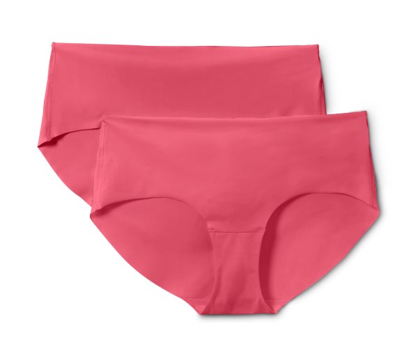 Tchibo - 2 Magic-Cut-Pantys - Damen - Gr. M - koralle
