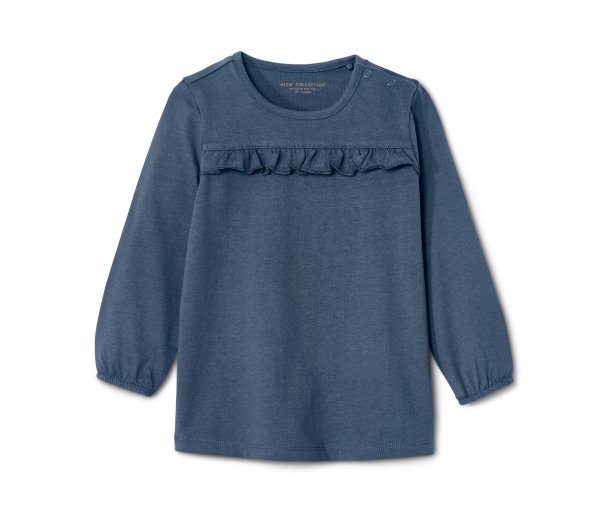 Tchibo - Kleinkind-Shirt - Mädchen - Gr. 122/128 - blau
