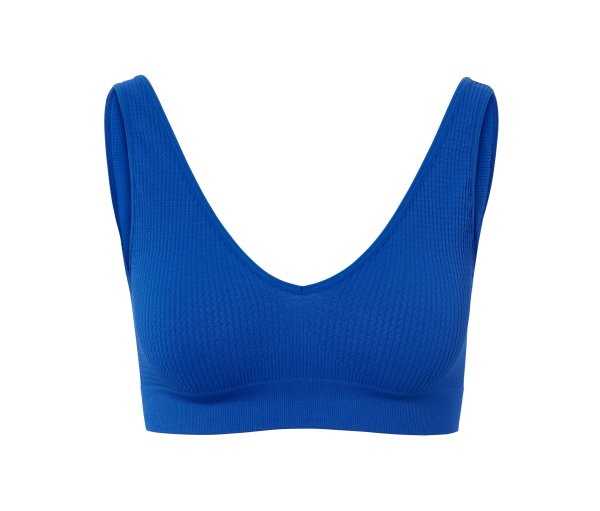 Tchibo - Seamless-BH mit Struktur - Damen - Gr. S - dunkelblau