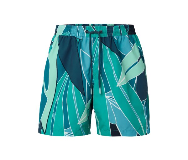 Tchibo - Badeshorts - Herren - Gr. XXL - türkis/print