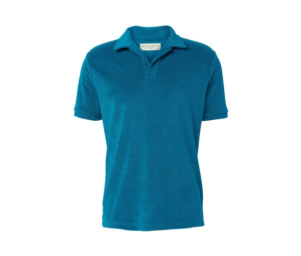 Tchibo - Frottee-Poloshirt - Herren - Gr. XXL - petrol