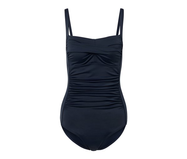 Tchibo - Figurformender Badeanzug - Damen - Gr. 44 - dunkelblau