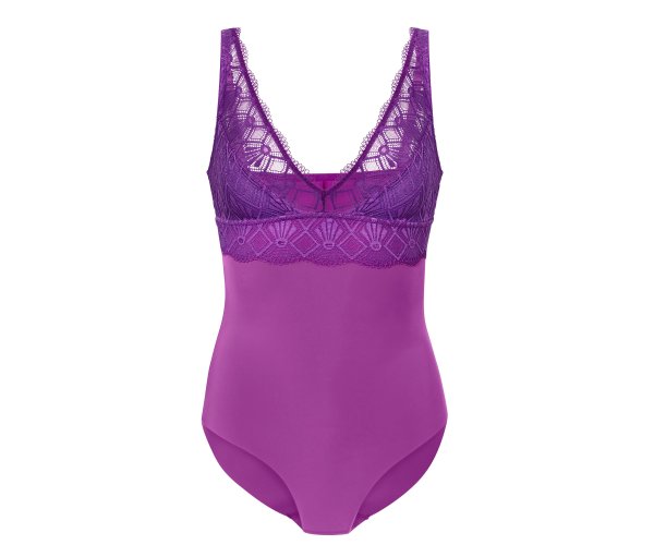 Tchibo - Spitzenbody - Damen - Gr. 40 - lila
