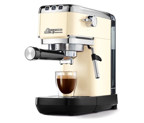 Tchibo - »Lapressa« Siebträgermaschine - creme