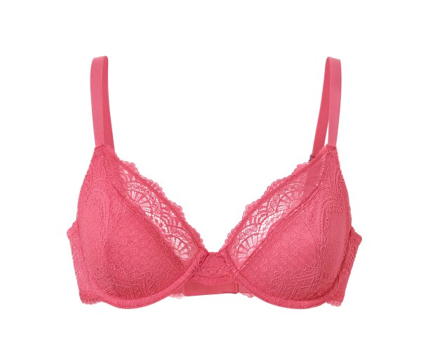 Tchibo - Bügel-BH mit Spitze - Damen - Gr. 85B - pink