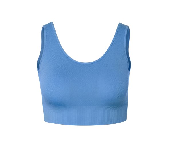 Tchibo - Seamless-Sport-Bustier - Damen - Gr. S - blau