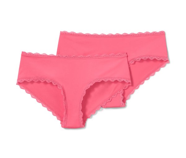 Tchibo - 2 Hipster - Damen - Gr. L - pink