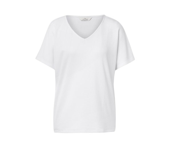 Tchibo - Strukturiertes Shirt - Damen - Gr. M - weiß