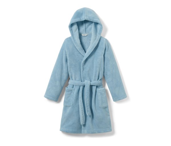 Tchibo - Kinder-Bademantel - Gr. 122/128 - hellblau