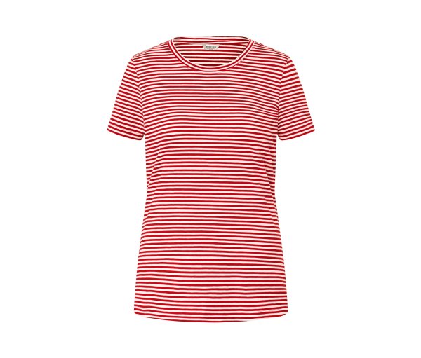 Tchibo - Gestreiftes T-Shirt - Damen - Gr. XL - creme/gestreift