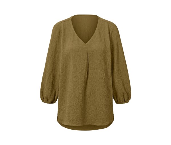 Tchibo - Tunika-Bluse - Damen - Gr. 42 - olivgrün