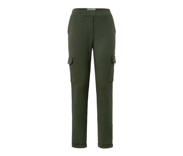Tchibo - Joggpants mit Cargo-Taschen - Damen - Gr. M - dunkelgrün