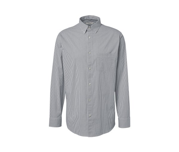 Tchibo - Hemd - Herren - Gr. XL - dunkelblau/gestreift