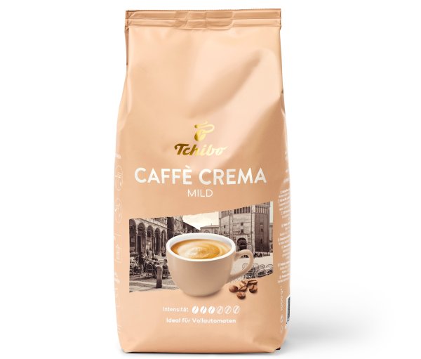 Tchibo - Caffè Crema Mild - 1 kg Ganze Bohne - Intensität: 3/6