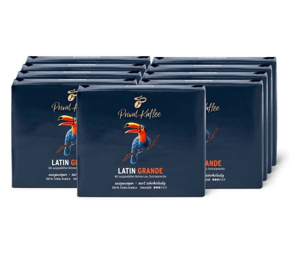 Tchibo - Privat Kaffee Latin Grande - 9 x 500 g Gemahlen - Intensität: 3/6